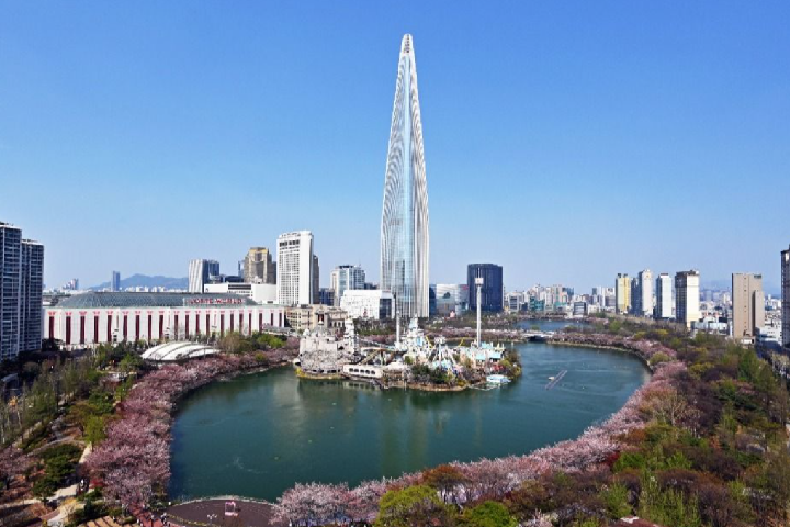松坡区湖水樱花庆典1